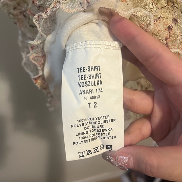 Jacqueline Riu Multicolor Textured Blouse - Picture 4 of 5